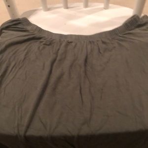 Long sleeve, strapless shirt